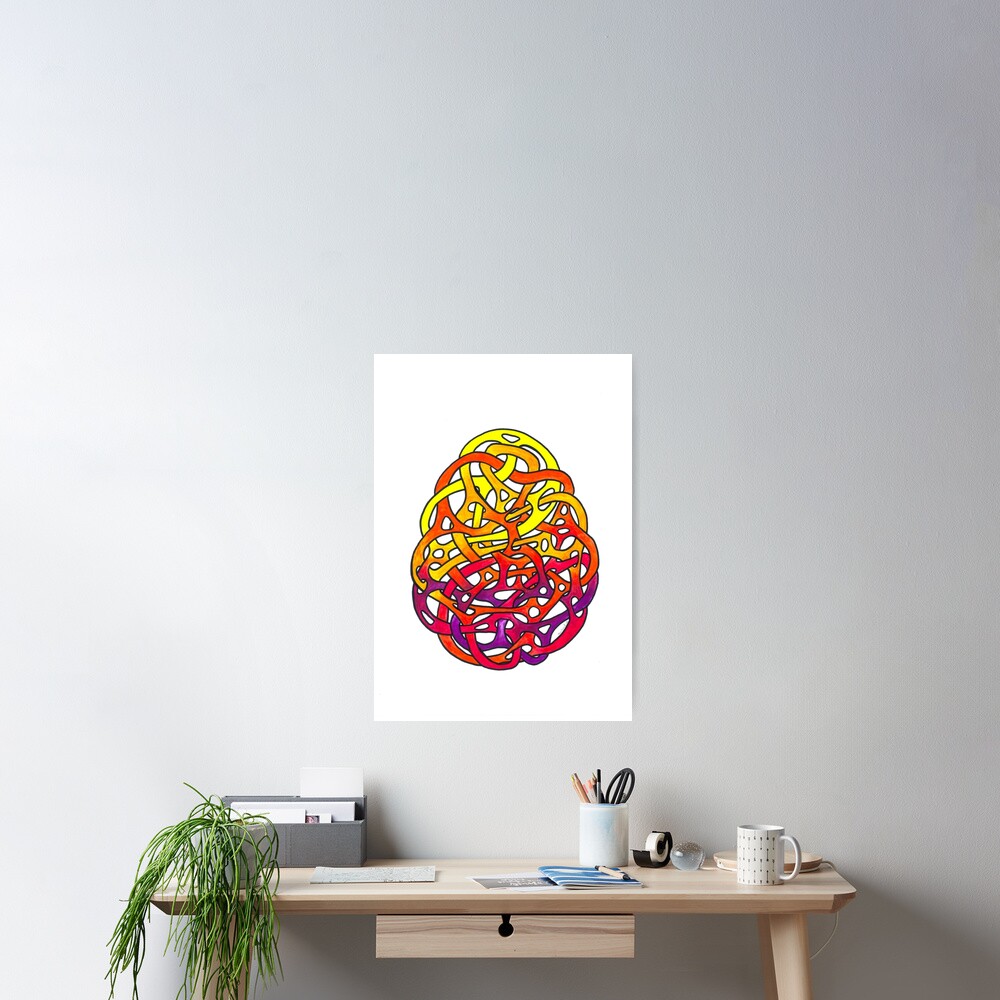 Poster « Oeuf de feu»