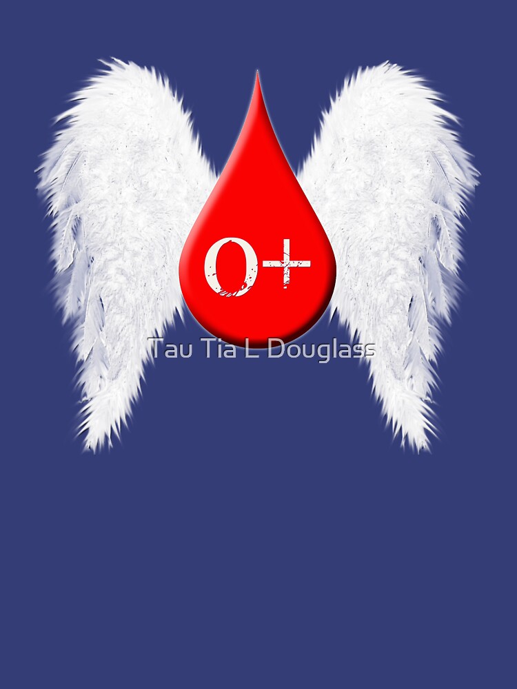 Blood Type O Positive - Angel Wings by PurplePeacock