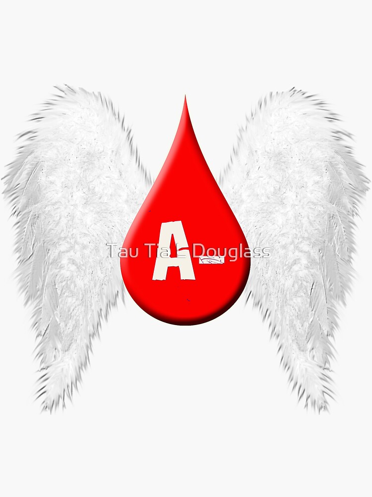 Blood Type A Negative - Angel Wings by PurplePeacock