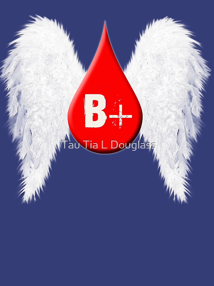 Blood Type B Positive - Angel Wings by PurplePeacock