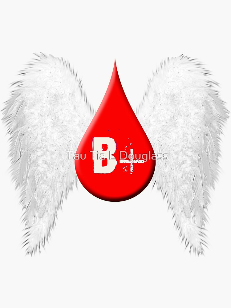 Blood Type B Positive - Angel Wings by PurplePeacock