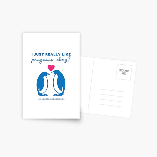I just really like penguins, okay? Postcard