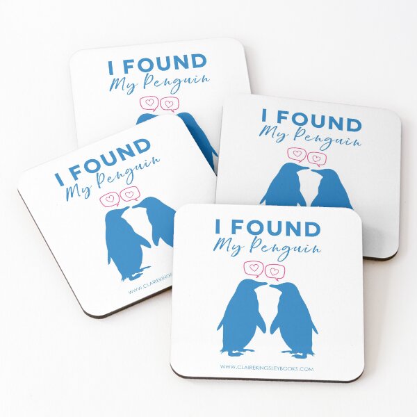 I Found My Penguin Coasters (Set of 4)