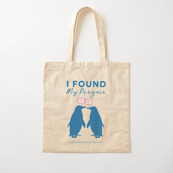 I Found My Penguin Cotton Tote Bag