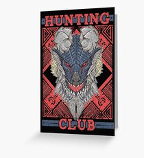 Hunting Club: Stygian Zinogre Greeting Card