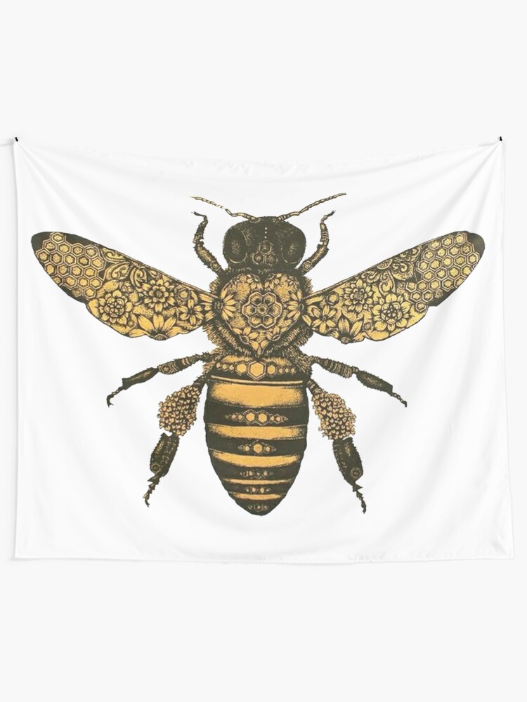 Alternate view of Queen Honey Bee Tapestry