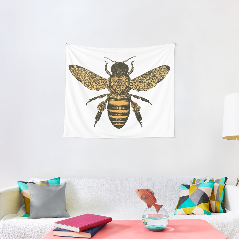 Queen Honey Bee Tapestry