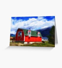 Mini Barn Greeting Card