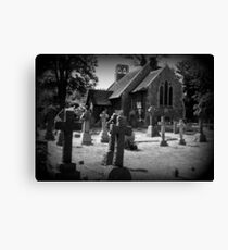 Churchyard Canvas Print