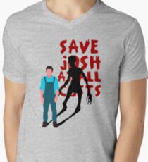 SAVE JOSH WASHINGTON! Men's V-Neck T-Shirt