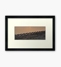 Tidal Form Framed Print