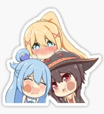 Konosuba! - Aqua, Megumin, Darkness Sticker