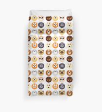 Chubby puppy spot pattern Duvet Cover