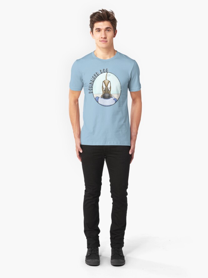 Alternate view of Yoga Dog Slim Fit T-Shirt