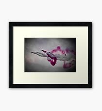 Red Arrows. Framed Print