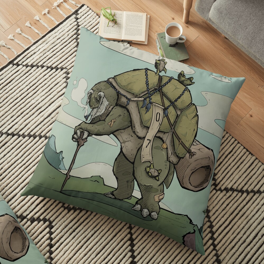 Backpacker Floor Pillow