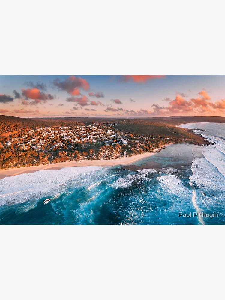 Yallingup Sunset Aerial by paulmp