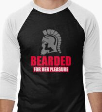 Bearded For Her Pleasure Men's Baseball ¾ T-Shirt
