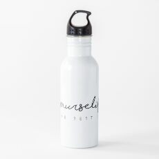 Nurse life is the best life - Minimalist Design Water Bottle