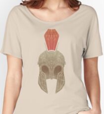 Geometric Trojan Helmet Women's Relaxed Fit T-Shirt