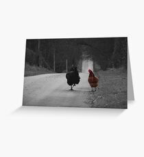 Are we being followed? Greeting Card