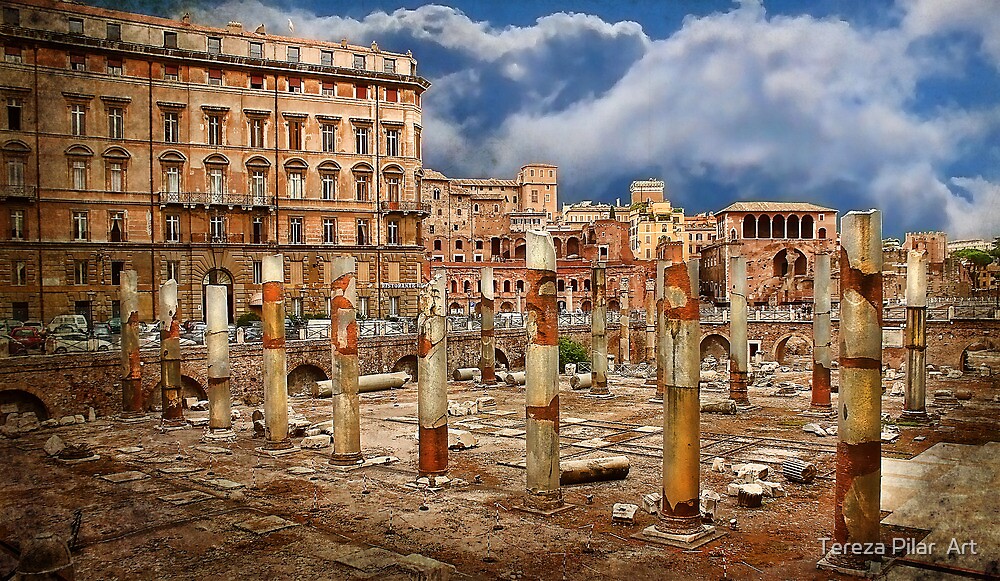 "Basilica Ulpia ruins. Rome." by terezadelpilar art & architecture
