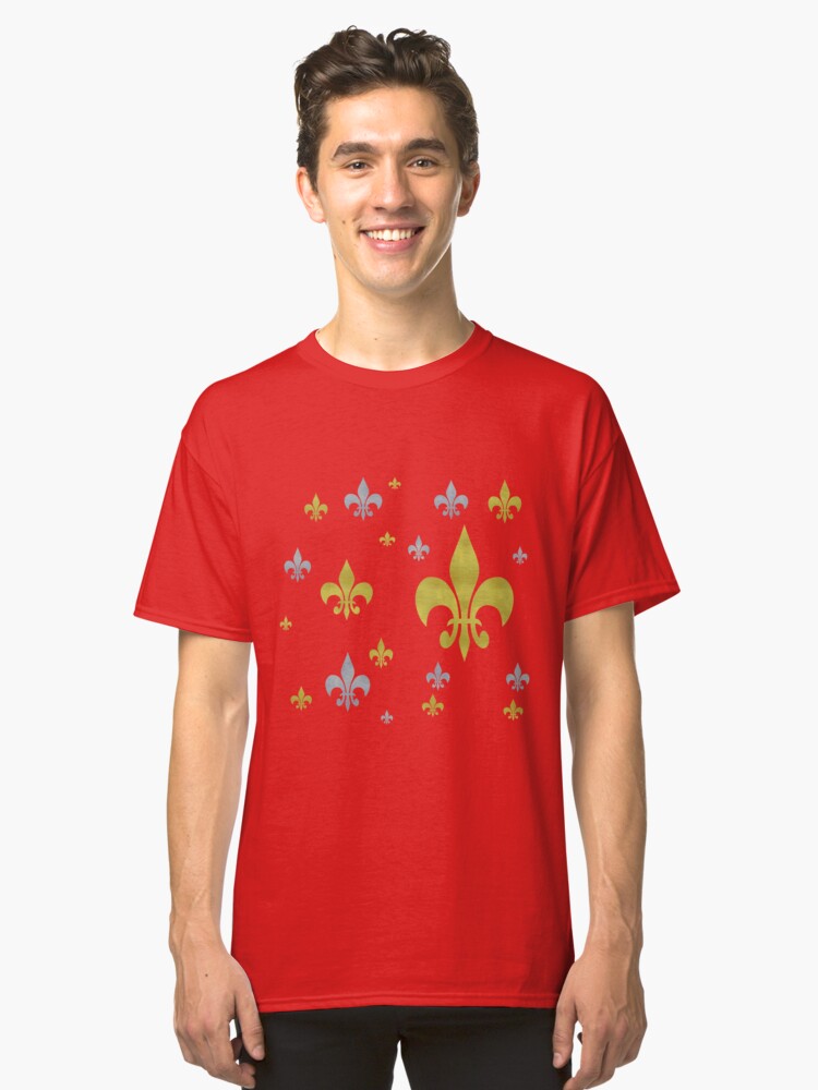 Alternate view of Fleur-de-lis Symbol Classic T-Shirt