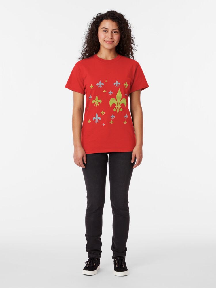 Alternate view of Fleur-de-lis Symbol Classic T-Shirt