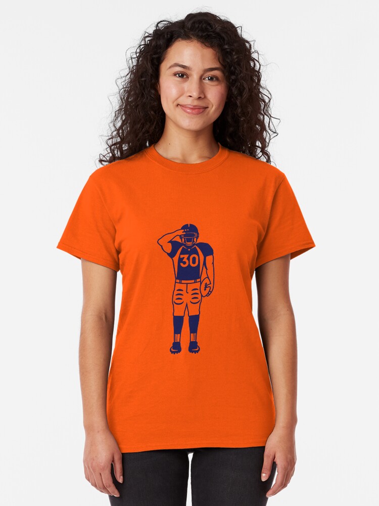 Alternate view of Copy of Mile High Salute (Solid Blue) Classic T-Shirt