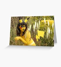 pikachu Greeting Card