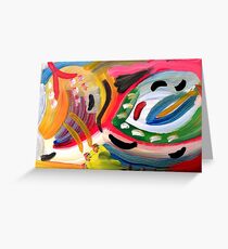 abstract 25 Greeting Card