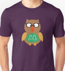 Nerdy owl Unisex T-Shirt