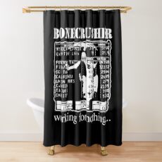 BONECRUSHER Working For Nothing - Working Class Punk Shower Curtain