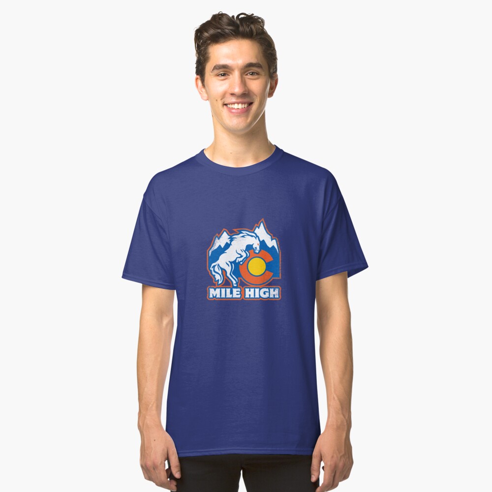 Mile High Bronco Classic T-Shirt
