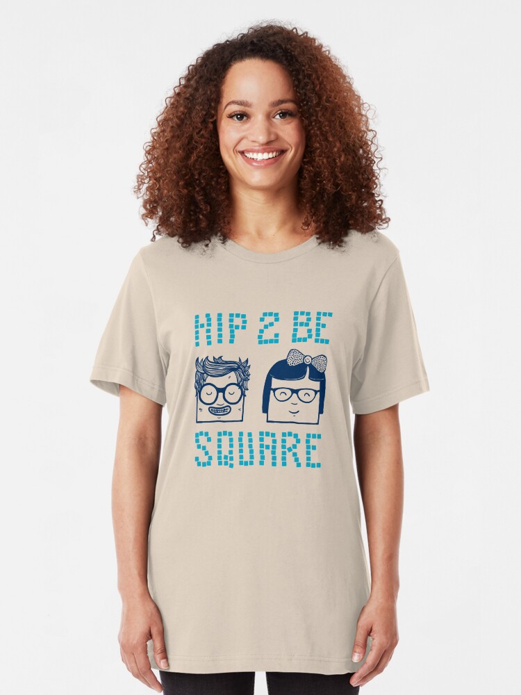 Alternate view of Hip 2 Be Square Slim Fit T-Shirt