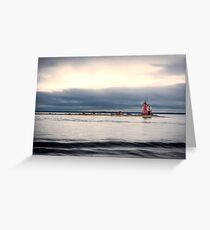 Mackinac Island Lighthouse Greeting Card