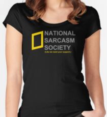 National Sarcasm Society Women's Fitted Scoop T-Shirt