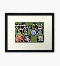 Ceramic dinnerware Framed Print