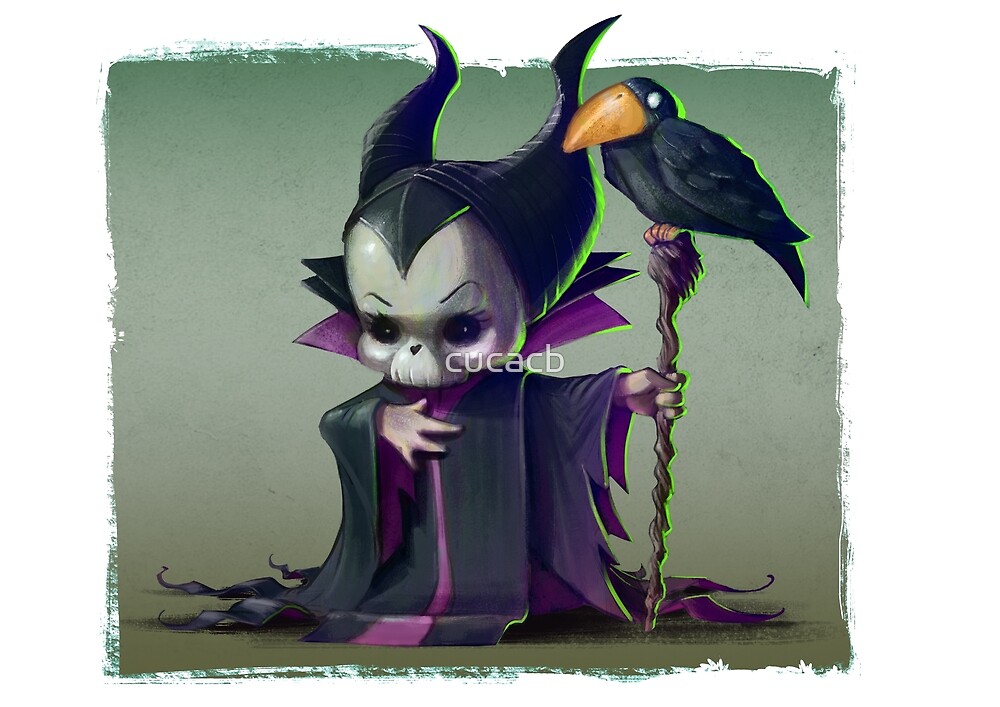 Maleficent Cupcake by cucacb