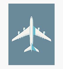 A380 Super Jumbo Jet Airliner - Slate Photographic Print