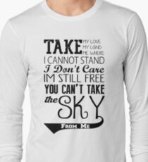 Firefly Theme song quote Long Sleeve T-Shirt