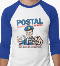 Funny Shirt - Postal Men's Baseball ¾ T-Shirt