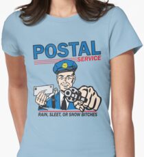 Funny Shirt - Postal Women's Fitted T-Shirt