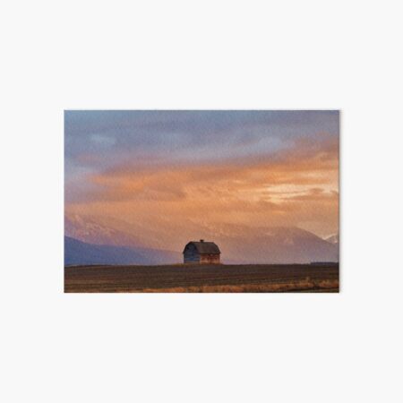 Sunset on the Mission Valley Art Board Print