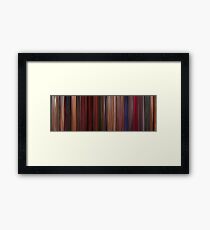Moviebarcode: Fear and Loathing in Las Vegas (1998) Framed Print