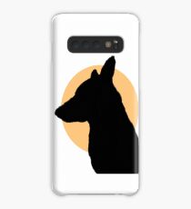 belgian malinois silhouette Case/Skin for Samsung Galaxy