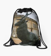 French stag Drawstring Bag
