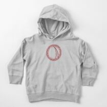 Geometric circle in pinks Toddler Pullover Hoodie