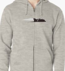 Speed Mountains of the Targa Florio - Porsche 908 Zipped Hoodie