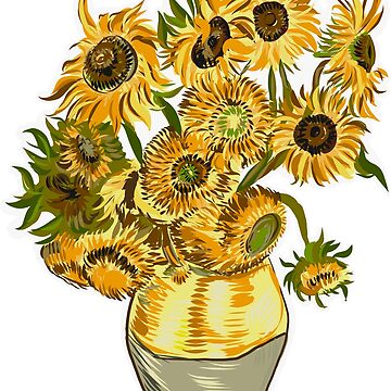 Artwork thumbnail, Still Life with Sunflowers by CatharineJo